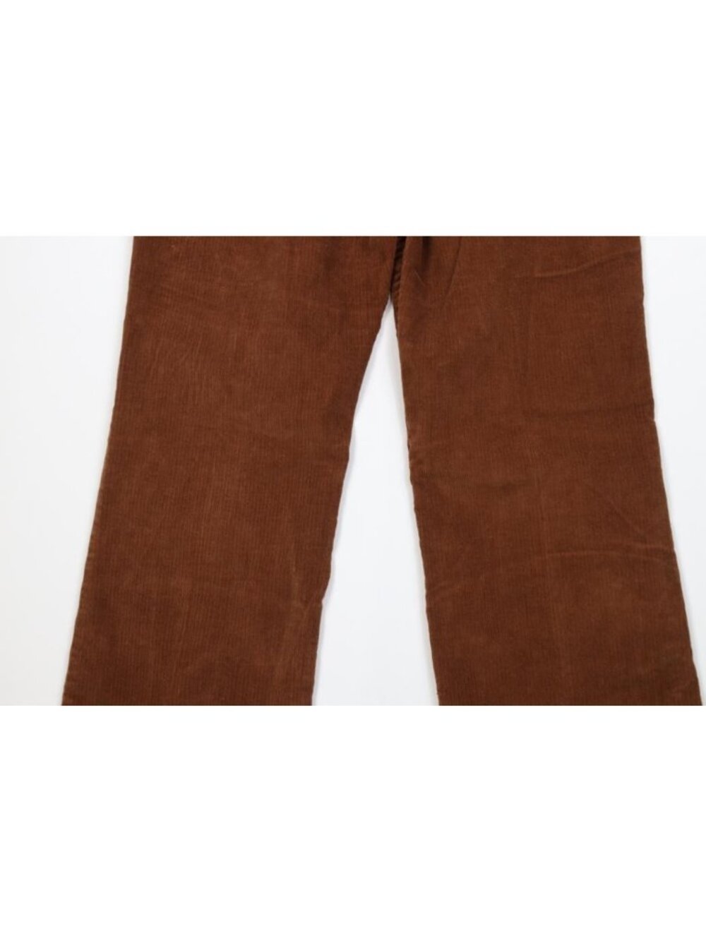 Vintage 70s Wrangler Womens 16 Faded Flared Wide Leg Corduroy Pants Brown USA - Picture 10 of 12